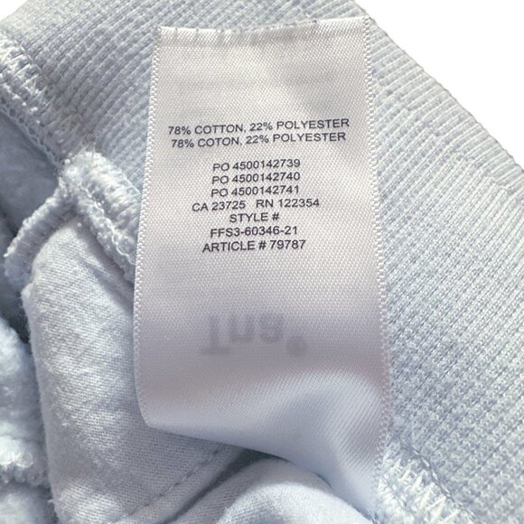 Aritzia TNA Cozy AF Fleece Mid-Rise Boyfried Joggers Pale Blue - Picture 6 of 6